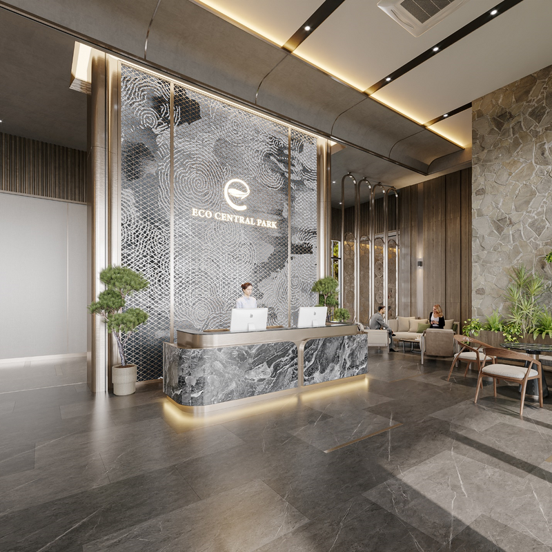 Sảnh chờ sang trọng sẽ có tại Swanlake Residences