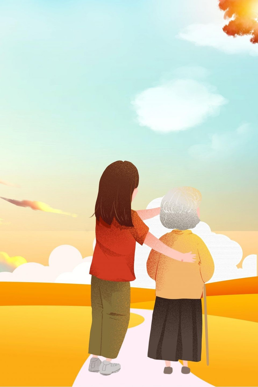 Hãy chăm sóc mẹ khi còn có thể. Ảnh minh họa: pinterest.com cam-thu-van-hoc-boi-me-luon-phi-thuong-2.jpg