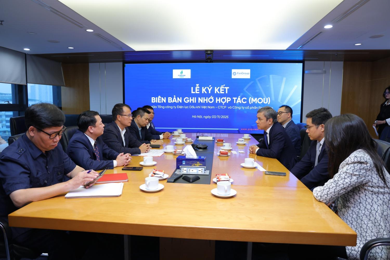 PV Power ký Biên bản ghi nhớ hợp tác với FiinGroup về tư vấn chiến lược vốn và M&A