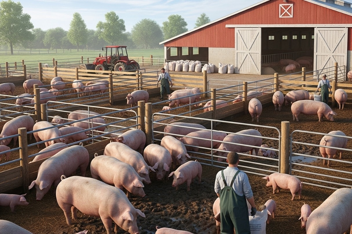 Giá heo hơi hôm nay 6 11 Miền Bắc giảm mạnh nhất, 3 miền 'đỏ lửa'