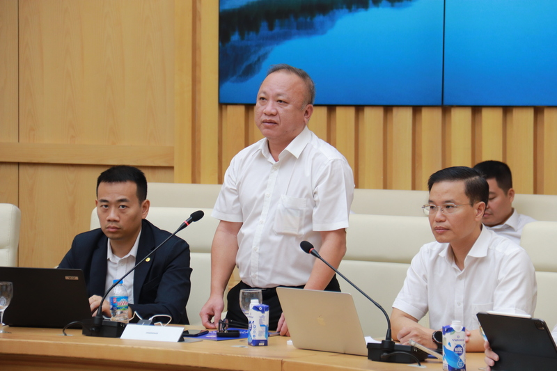 Đại diện Tổng Công ty Điện lực miền Bắc phát biểu ý kiến