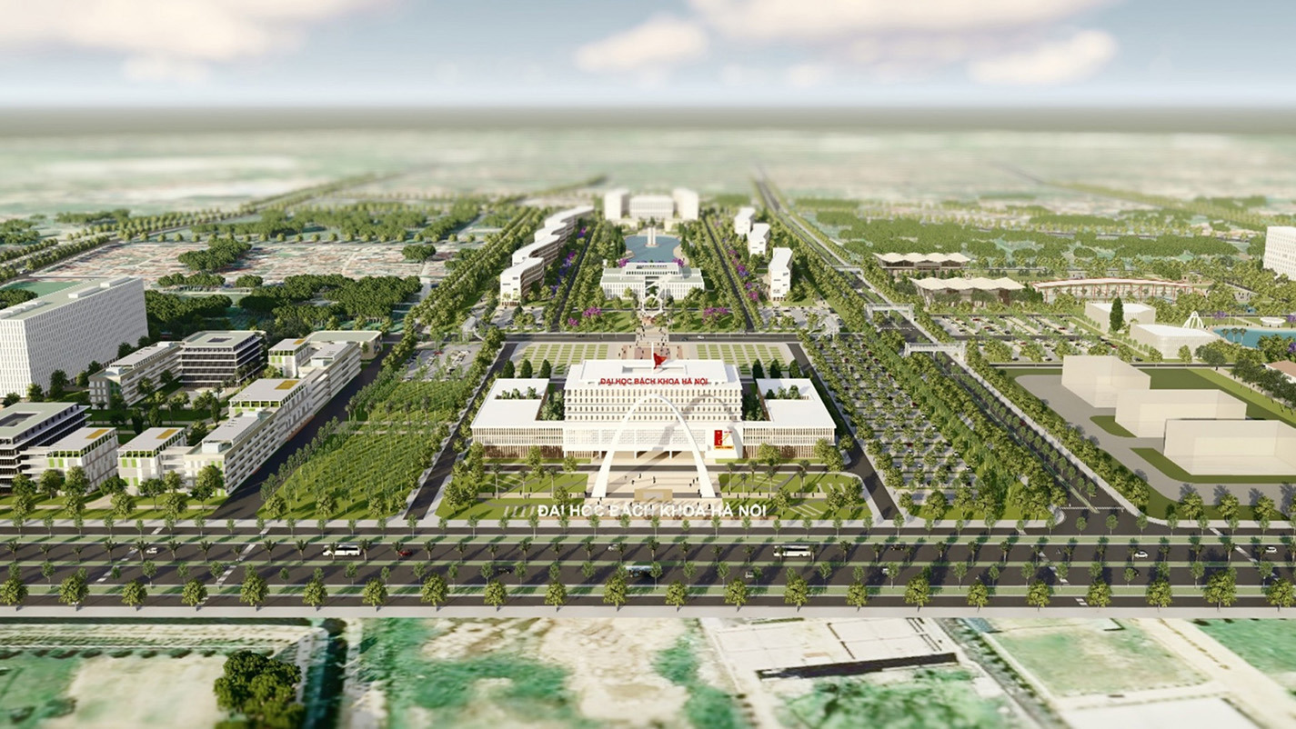 Đại học Bách Khoa Hà Nội phân hiệu Hưng Yên là một trong những “cú hích” mạnh mẽ cho bất động sản khu vực (Nguồn ảnh: Đại học Bách Khoa Hà Nội)