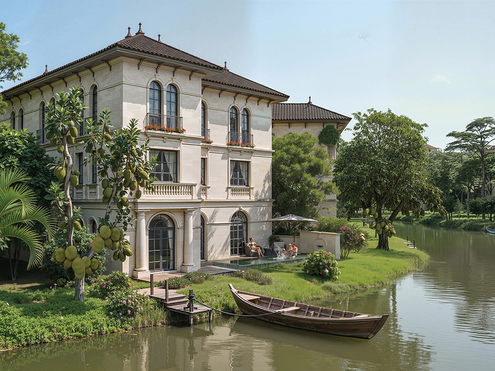 Các dinh thự đảo, dinh thự ven hồ tại Sunshine Legend City đáp ứng xu hướng sống “nghỉ dưỡng tại gia” hiện nay