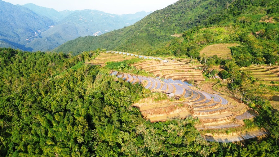 Ruộng bậc thang ở xã Trung Sơn, nằm trong Khu bảo tồn thiên nhiên Pù Hu. trung-son.jpg