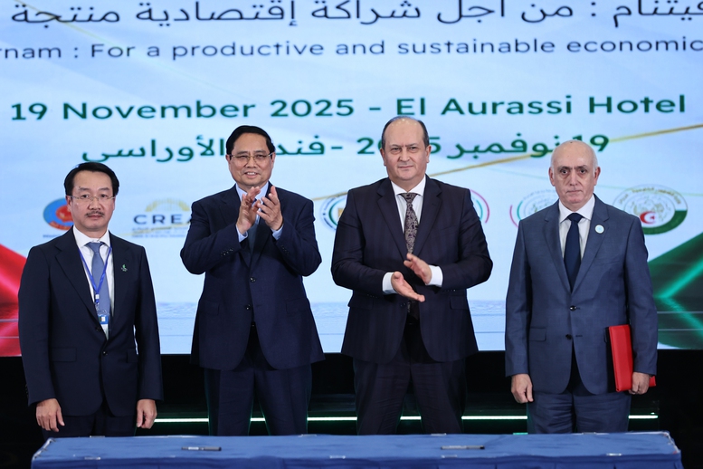 Thủ tướng mời gọi doanh nghiệp Việt Nam đầu tư tại Algeria để xuất khẩu sang 3 châu lục- Ảnh 9. Thủ tướng mời gọi doanh nghiệp Việt Nam đầu tư tại Algeria để xuất khẩu sang 3 châu lục- Ảnh 9.
