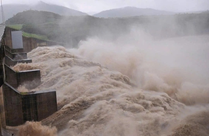 Hồ thủy điện sông Ba Hạ.  Ảnh: Thái An