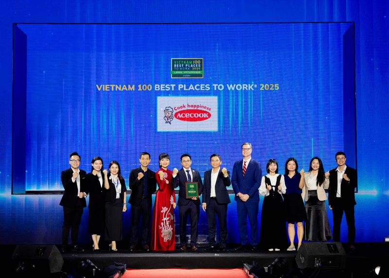 Acecook Việt Nam nhận giải Best Places To Work 2025