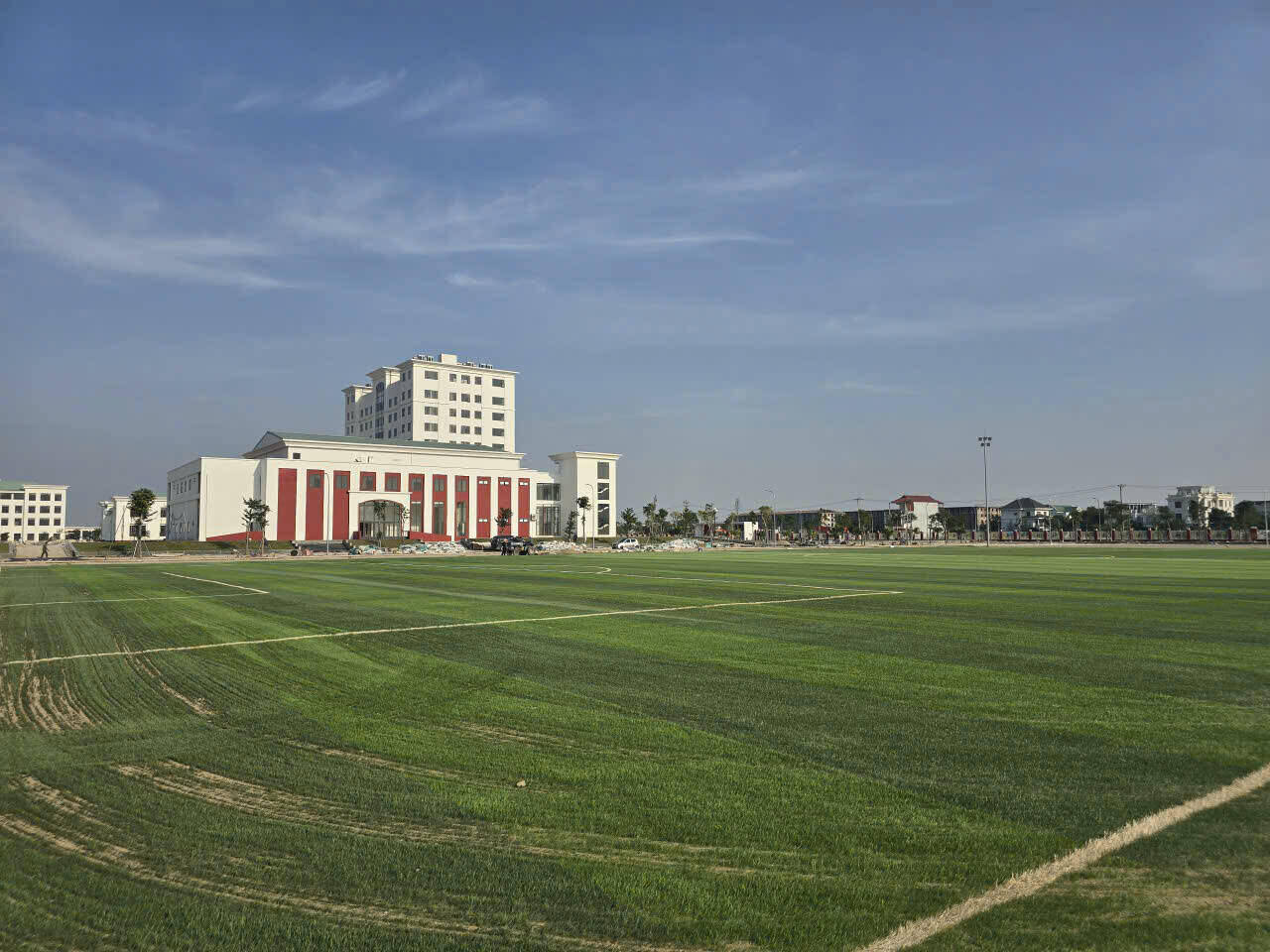 Cơ sở vật chất Trường Đại học Hoa Lư được đầu tư khang trang, hiện đại. Ảnh: Nguyễn Trường