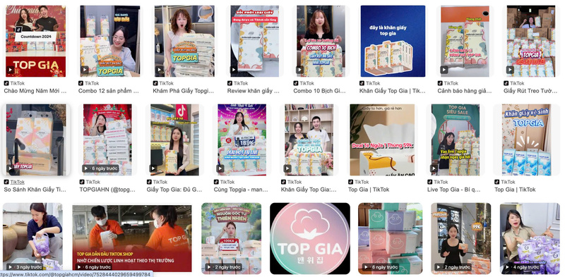 Nhiều sản phẩm của thương hiệu Top Gia liên tục giữ vị trí dẫn đầu trên Shopee, TikTok Shop.