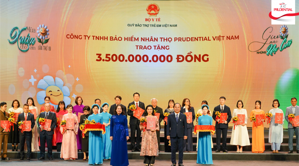 Prudential Việt Nam cam kết hỗ trợ các mầm non tương lai 3,5 tỷ đồng trong năm 2026
