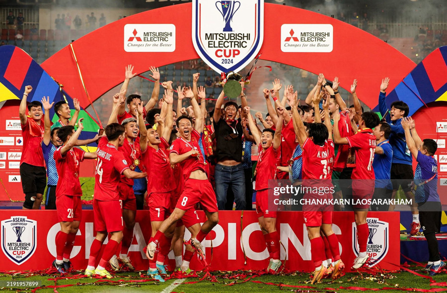 Đội tuyển Việt Nam giành chức vô địch ASEAN Cup 2024. Ảnh: INT