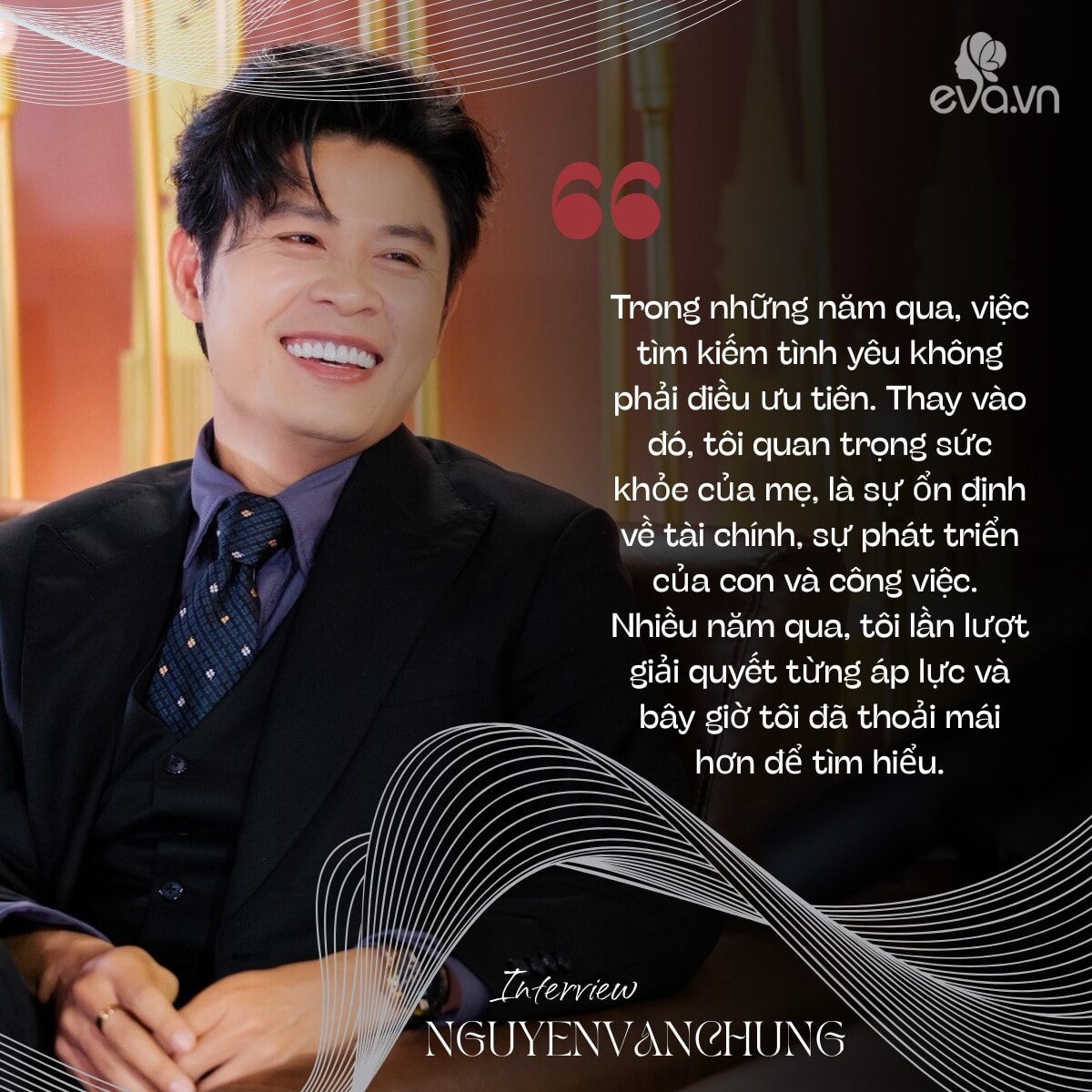 Nhạc sĩ Nguyễn Văn Chung luôn tìm cách cân bằng giữa công việc và trách nhiệm gia đình.