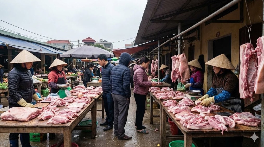 Sau đợt tăng nóng, giá heo hơi miền Bắc đã điều chỉnh giảm nhẹ để cân bằng cung cầu. Hình minh họa