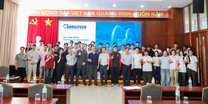 Sinh viên PVU cập nhật công nghệ khoan tuần hoàn liên tục - giải pháp cho giếng khoan phức tạp Sinh viên PVU cập nhật công nghệ khoan tuần hoàn liên tục - giải pháp cho giếng khoan phức tạp