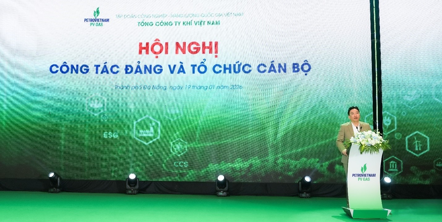 Bí thư Đảng ủy, Chủ tịch Hội đồng Quản trị PV GAS Nguyễn Thanh Bình phát biểu khai mạc Hội nghị Bí thư Đảng ủy, Chủ tịch Hội đồng Quản trị PV GAS Nguyễn Thanh Bình phát biểu khai mạc Hội nghị