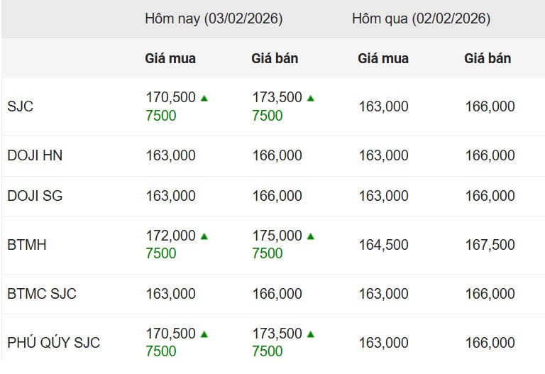 Giá vàng 8h30 hôm nay