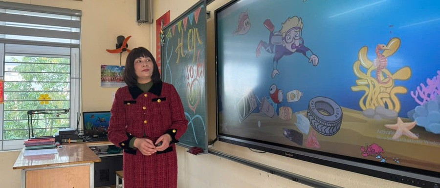 Cô Nguyễn Thị Huế. Ảnh: NC