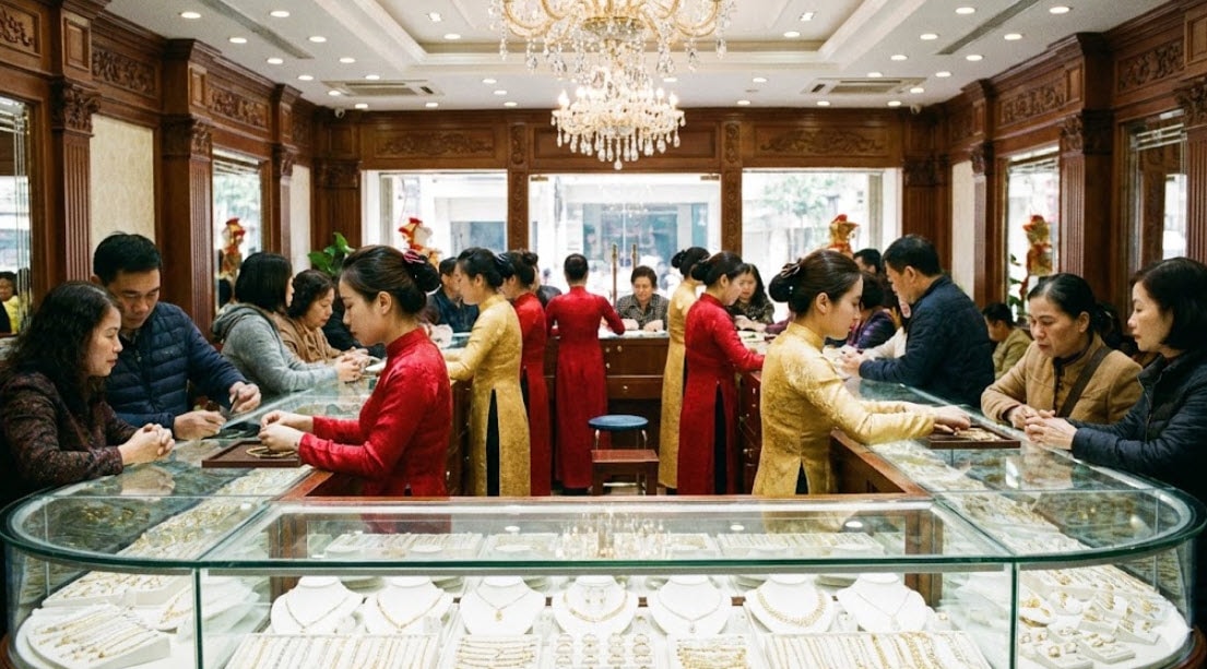 Cập nhật giá vàng sáng 15-2-2026 - Ảnh minh họa