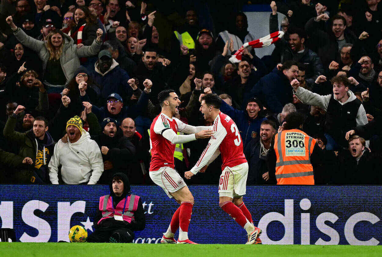 Tottenham gần như lép vế hoàn toàn trước Arsenal. Ảnh: AFP