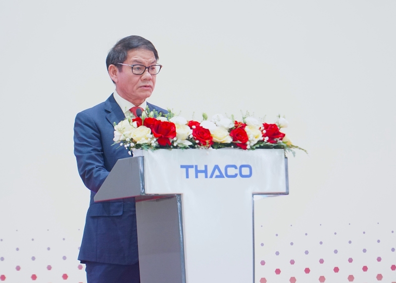 Chủ tịch HĐQT THACO Trần Bá Dương nhấn mạnh: Năm 2026 là năm bứt phá quyết định của THACO, tạo bệ phóng trở thành Tập đoàn đa ngành mang tầm khu vực ASEAN và thế giới vào năm 2027. Ảnh: Hoàng Bin