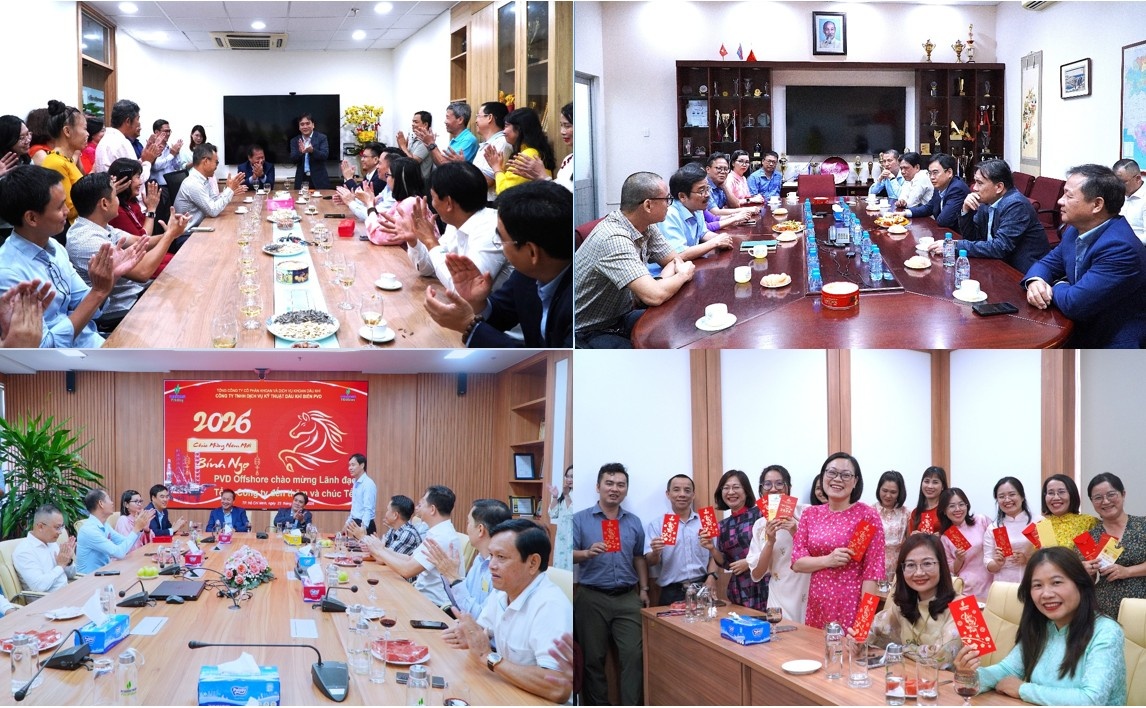 PV Drilling gặp mặt tân niên Bính Ngọ 2026: Khơi dậy tinh thần hứng khởi, chủ động vào việc ngay từ những ngày đầu năm mới