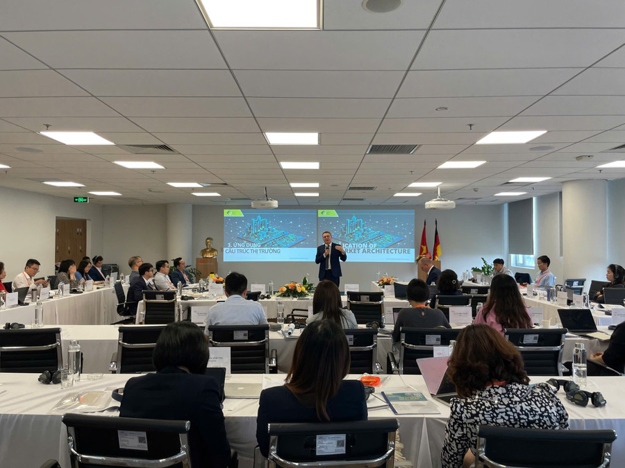 Các học viên tham gia khóa đào tạo. Ảnh: Hà An. d1e0d984814e0f10565f.jpg