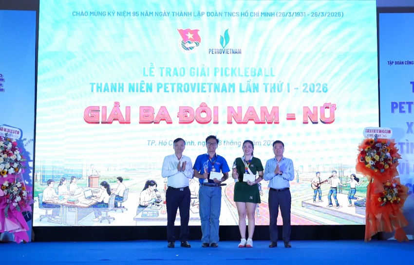 Giải Pickleball Thanh niên Petrovietnam lần thứ I: Sân chơi gắn kết Tuổi trẻ Dầu khí và địa phương Bà Rịa - Vũng Tàu