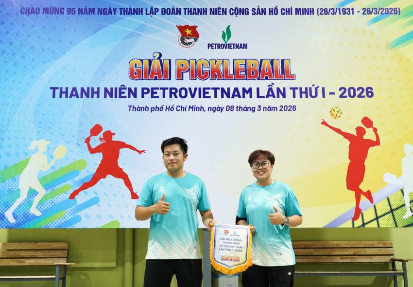 Giải Pickleball Thanh niên Petrovietnam lần thứ I: Sân chơi gắn kết Tuổi trẻ Dầu khí và địa phương Bà Rịa - Vũng Tàu