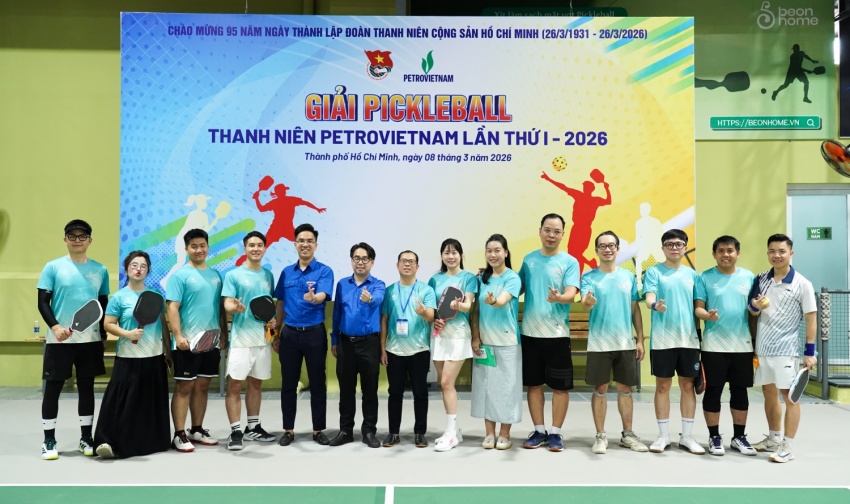 Giải Pickleball Thanh niên Petrovietnam lần thứ I: Sân chơi gắn kết Tuổi trẻ Dầu khí và địa phương Bà Rịa - Vũng Tàu