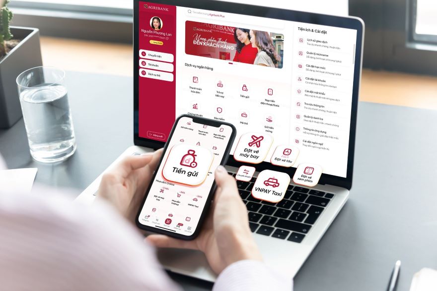 Agribank khuyến khích giao dịch trên nền tảng số.