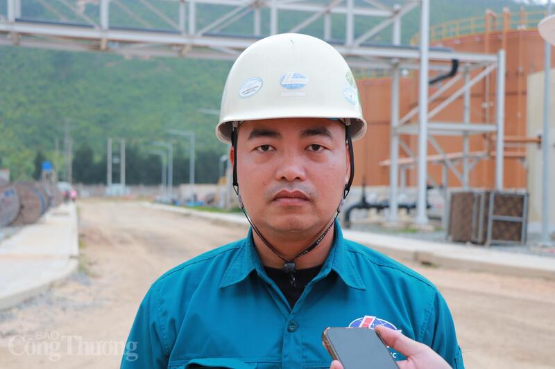 Ông Phạm Thể Thao, Chỉ huy trưởng công trường (Công ty Cổ phần Lilama 18). Ảnh: Thanh Tuấn