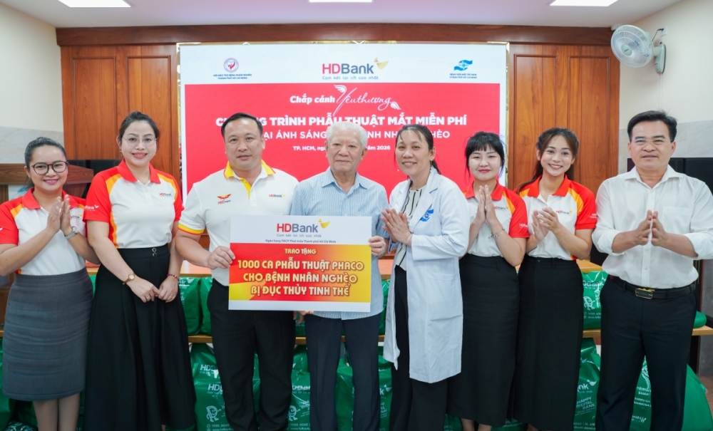 HDBank cùng hành trình 20 năm mang ánh sáng đến bệnh nhân có hoàn cảnh khó khăn HDBank cùng hành trình 20 năm mang ánh sáng đến bệnh nhân có hoàn cảnh khó khăn
