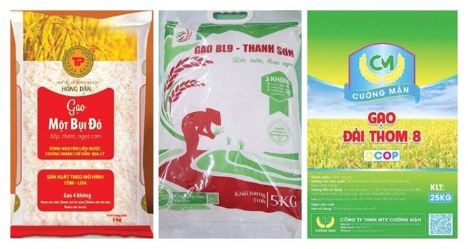 Cà Mau có nhiều thương hiệu gạo được thị trường chấp nhận. Ảnh: Nhật Hồ.