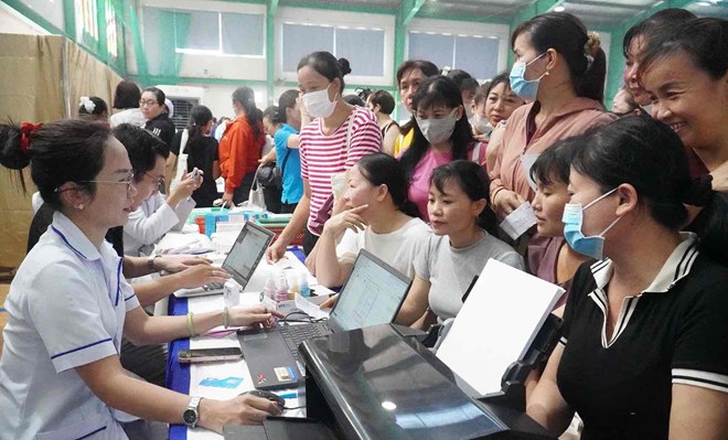Hơn 1.500 đoàn viên tham dự ngày hội vì sức khỏe ở thành phố Đồng Nai