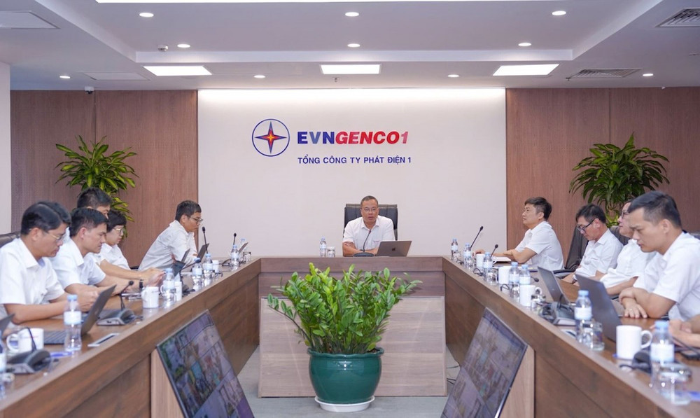 Tổng Giám đốc EVNGENCO1 Lê Hải Đăng chủ trì Hội nghị giao ban trực tuyến tháng 6/2026. Tổng Giám đốc EVNGENCO1 Lê Hải Đăng chủ trì Hội nghị giao ban trực tuyến tháng 6/2026.