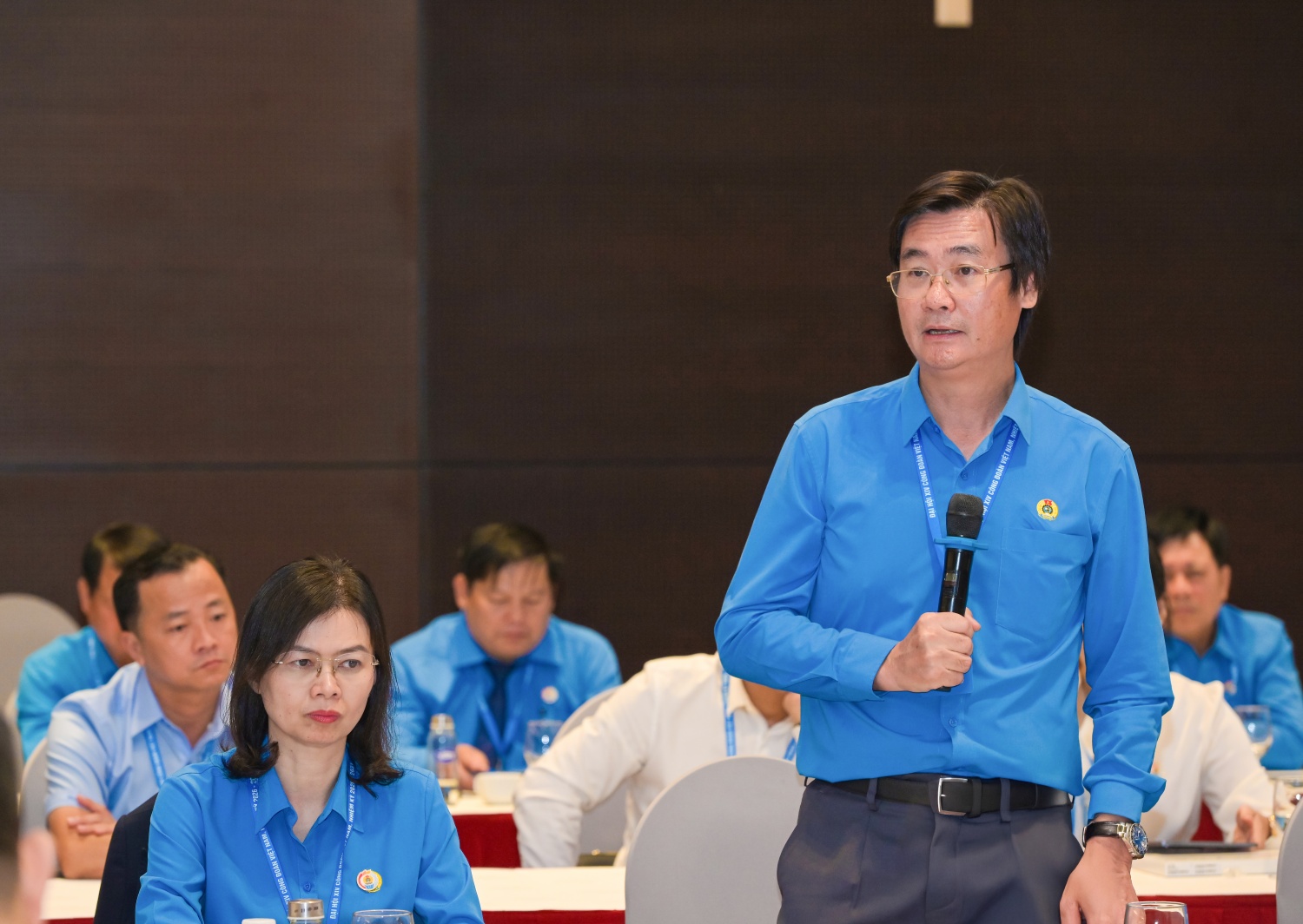 Đoàn đại biểu Công đoàn Petrovietnam dự Đại hội XIV Công đoàn Việt Nam Phiên thứ nhất