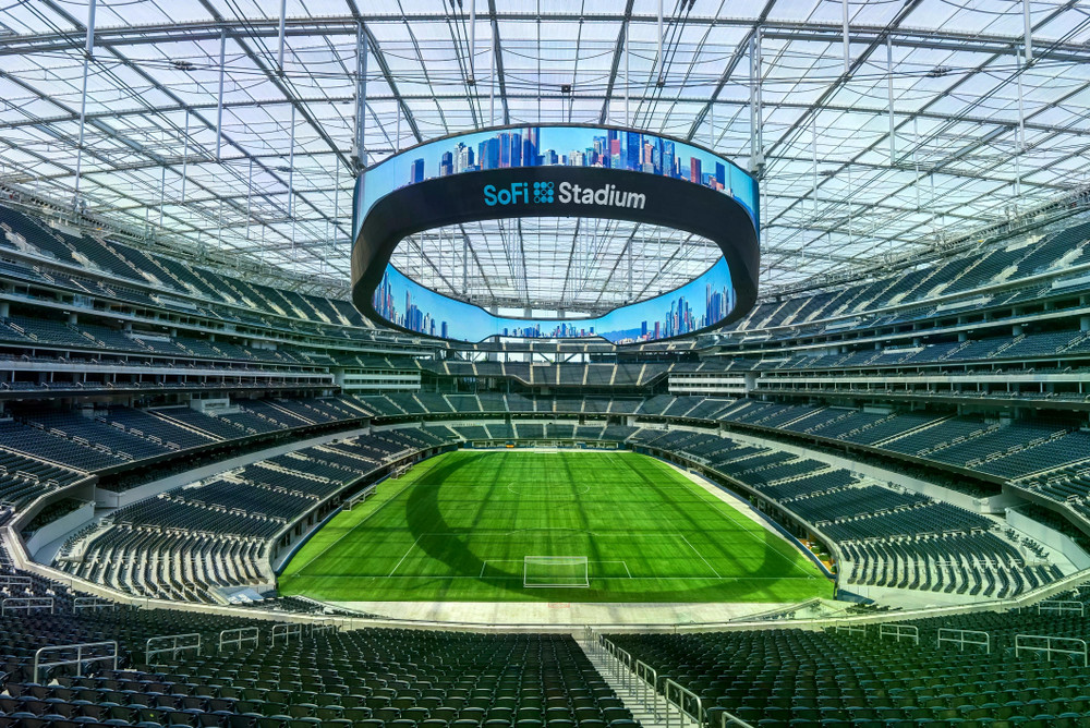 SVĐ Sofi Los Angeles - nơi diễn ra lễ khai mạc World Cup 2026 tại Mỹ. Ảnh: Conmebol sofi-stadium-photo.jpg