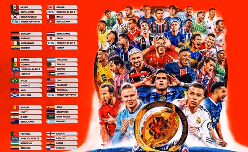 Lễ khai mạc World Cup 2026 sẽ diễn ra vào lúc 00h30 ngày 12/06/2026.