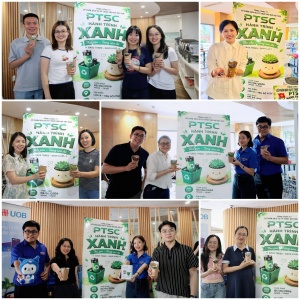 PTSC lan tỏa lối sống xanh từ chương trình “Thu pin, tặng sen đá”