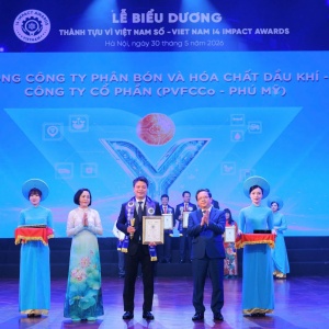 PVFCCo - Phú Mỹ lập “cú đúp” tại Vietnam I4 Impact Awards 2026