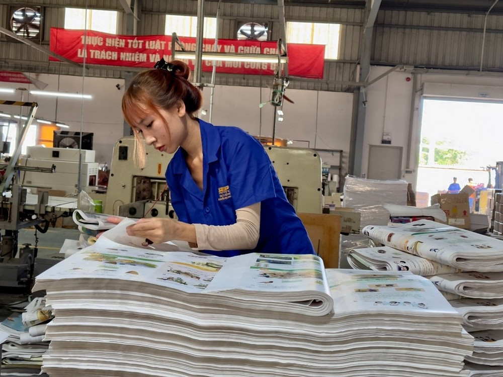 Chính phủ đặt mục tiêu phấn đấu đến năm 2030, năng lực xuất bản đạt bình quân 6 - 6,5 bản/người/năm. Ảnh minh họa: NXBGDTPHCM 14.jpg