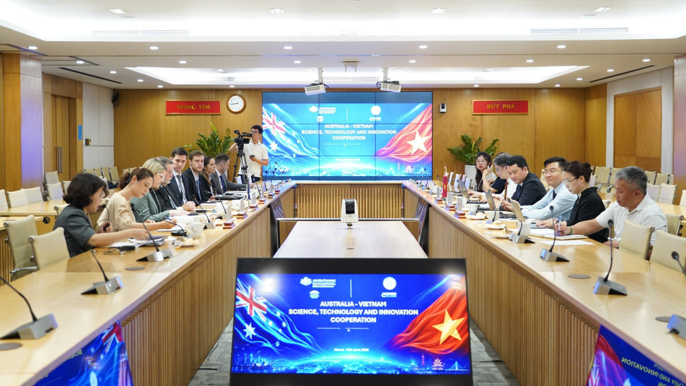 Toàn cảnh buổi làm việc - Ảnh: Bộ Khoa học và Công nghệ. dsc01703-1781620551362641106083-8327.jpg