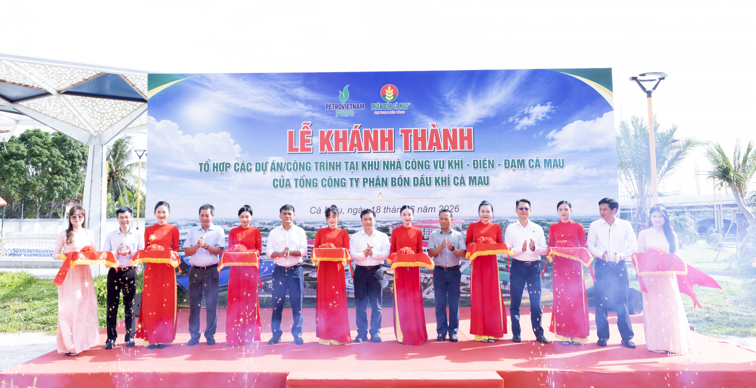 PVCFC hoàn thiện hạ tầng tiện ích cho NLĐ tại Khu nhà ở công vụ Cụm Khí - Điện - Đạm Cà Mau PVCFC hoàn thiện hạ tầng tiện ích cho NLĐ tại Khu nhà ở công vụ Cụm Khí - Điện - Đạm Cà Mau