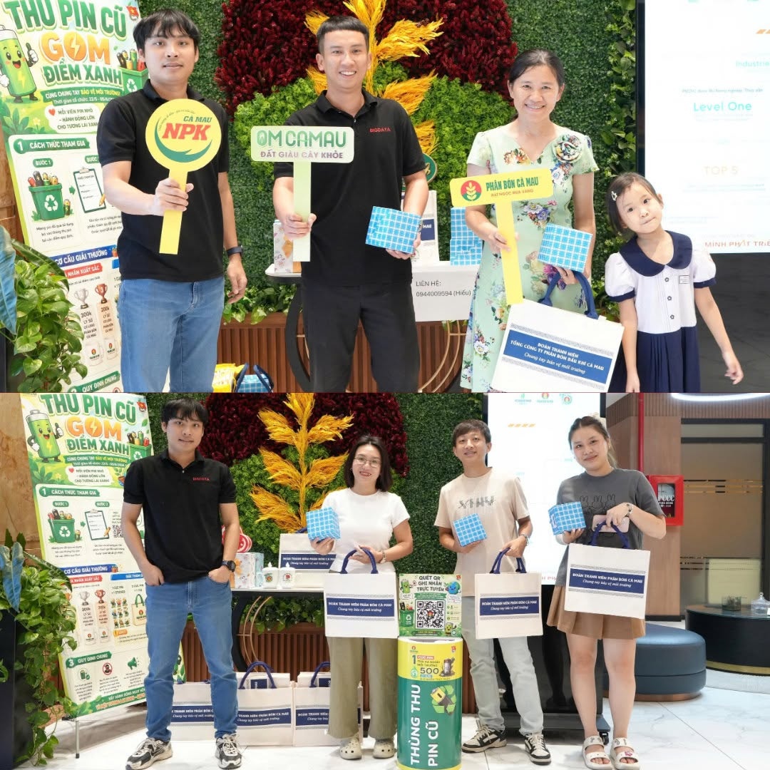 PVCFC lan tỏa lối sống xanh qua chương trình “Thu pin cũ – Gom điểm xanh” PVCFC lan tỏa lối sống xanh qua chương trình “Thu pin cũ - Gom điểm xanh”