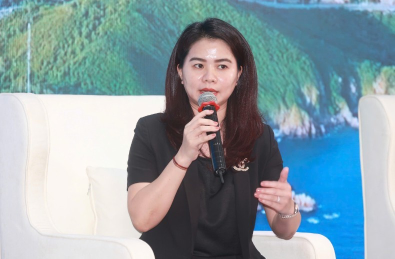 Bà Hoàng Thu Hằng, Phó cục trưởng Cục Quản lý nhà và thị trường bất động sản, Bộ Xây dựng. Ảnh: TCĐT ms-hang-1.jpg
