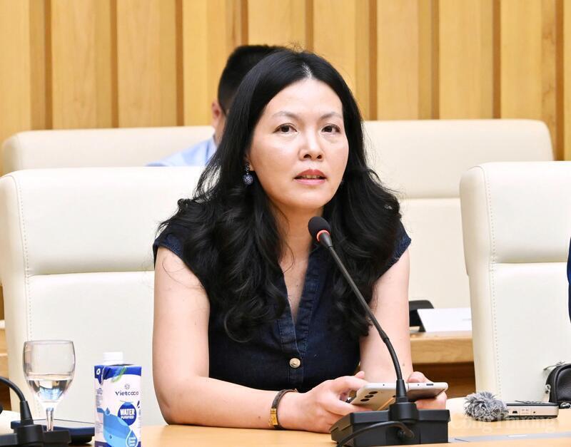 Bà Nguyễn Thị Hoàng Thúy, Tham tán Thương mại Việt Nam tại Thụy Điển kiêm nhiệm Đan Mạch, Na Uy, Iceland và Latvia. Ảnh: NVCC