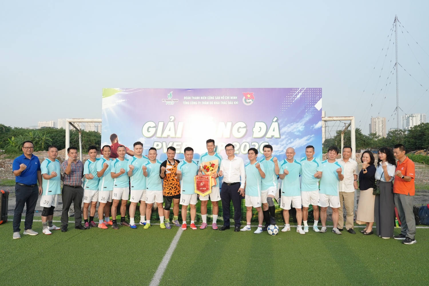Khai mạc Giải bóng đá PVP Cup 2026: Gắn kết cán bộ, người lao động toàn Tổng công ty Khai mạc Giải bóng đá PVP Cup 2026: Gắn kết cán bộ, người lao động toàn Tổng công ty