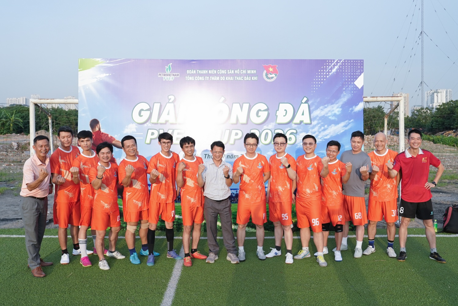 Khai mạc Giải bóng đá PVP Cup 2026: Gắn kết cán bộ, người lao động toàn Tổng công ty Khai mạc Giải bóng đá PVP Cup 2026: Gắn kết cán bộ, người lao động toàn Tổng công ty