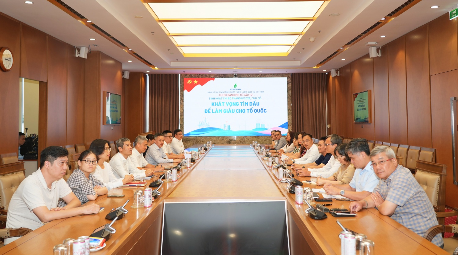 Đảng bộ Bộ máy QL&ĐH Petrovietnam lan tỏa khát vọng tìm dầu để làm giàu cho Tổ quốc