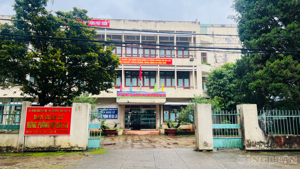 Ban Quản lý rừng phòng hộ Gia Lai được đặt tại phường Pleiku. Ảnh: Trần Hiền. clo_br_img-3283.jpg